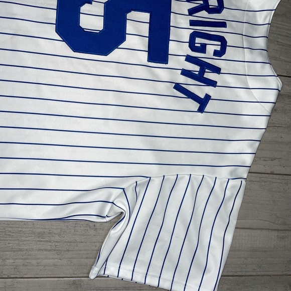 New York Mets David Wright #5 Majestic Stitched Jersey Sz 2XL Used White - Picture 8 of 11